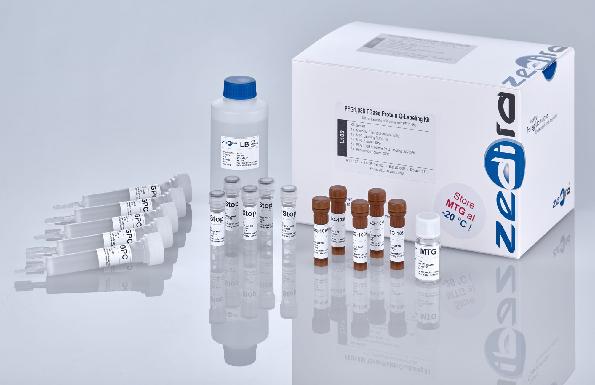 PEG1088 TGase Protein Labeling Kit L102 Zedira